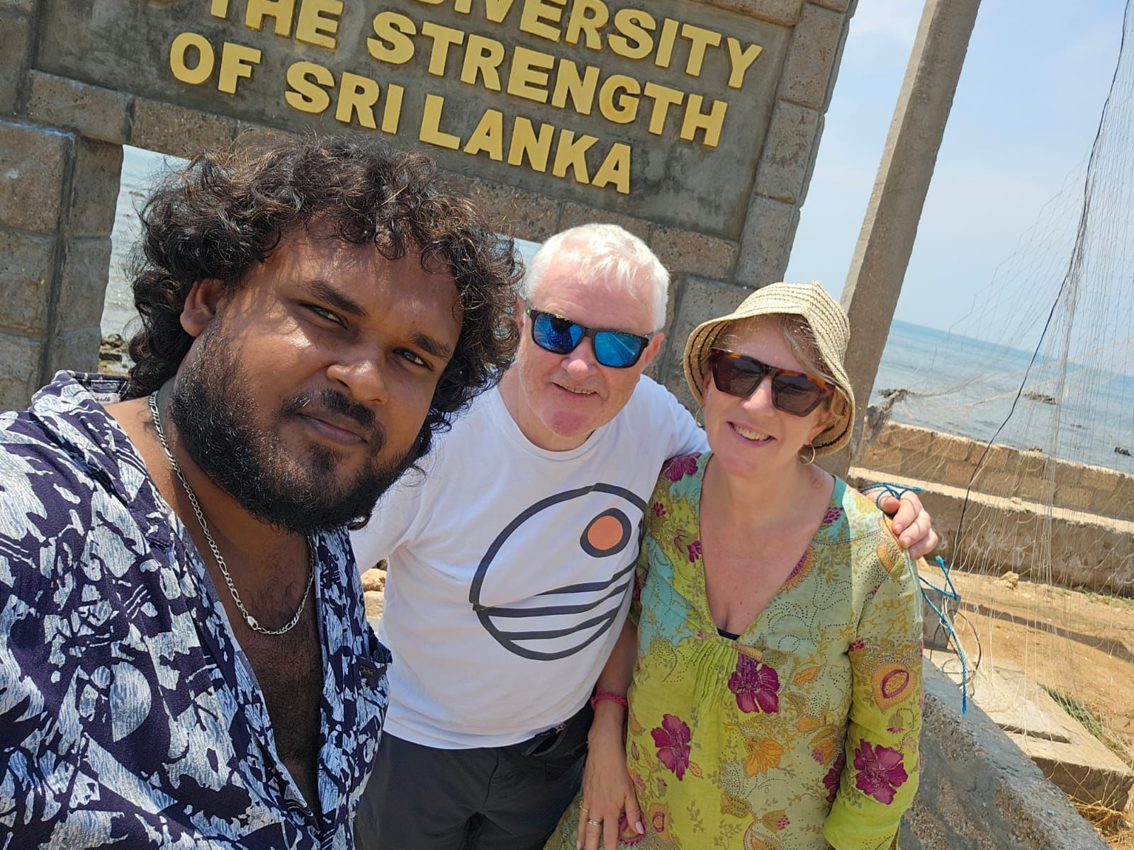 Scenic beach in Sri Lanka